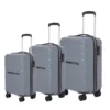 Spreddo - Zest Pro Hard Trolley Bag Set of 3 Grey
