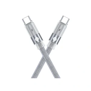 Maxelon Turbo Type - C To C ,3.0A Nylon Braided Cable (1m) 65W